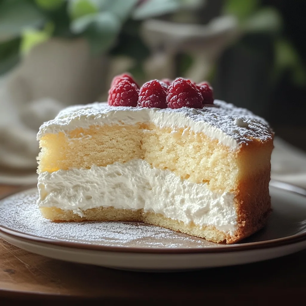 Light & Fluffy Yogurt Cloud Cake – The Best Airy Dessert !