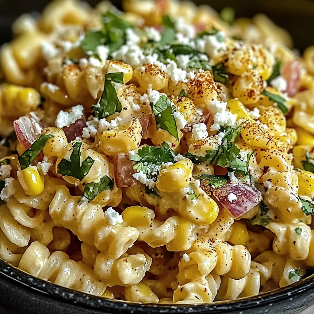 Mexican Street Corn Pasta Salad is a must-try dish!