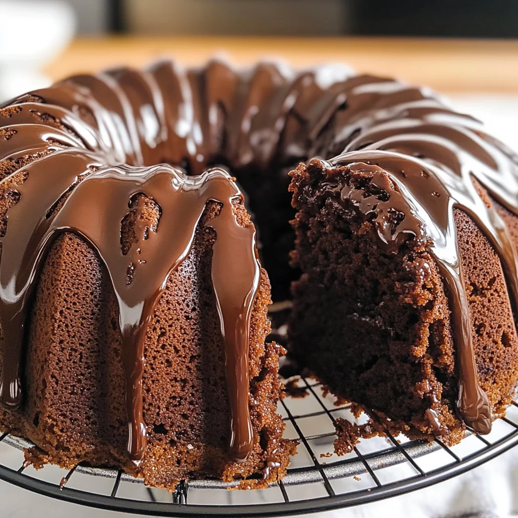 Nanny’s Chocolate Fudge Brownie Cake