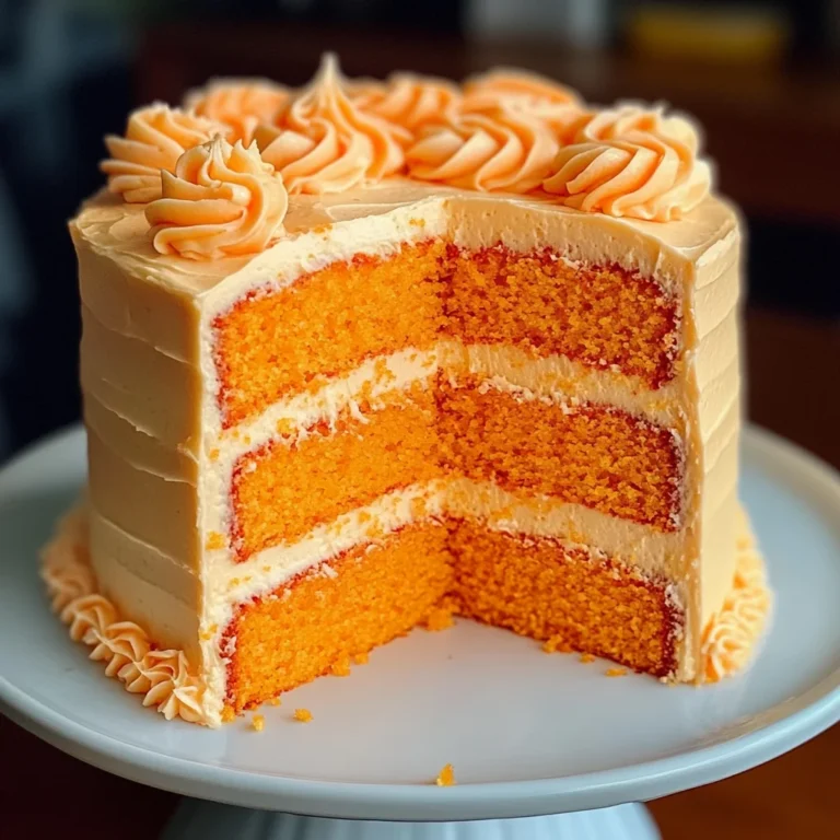 Orange Velvet Cake with Orange Cream Cheese Frosting