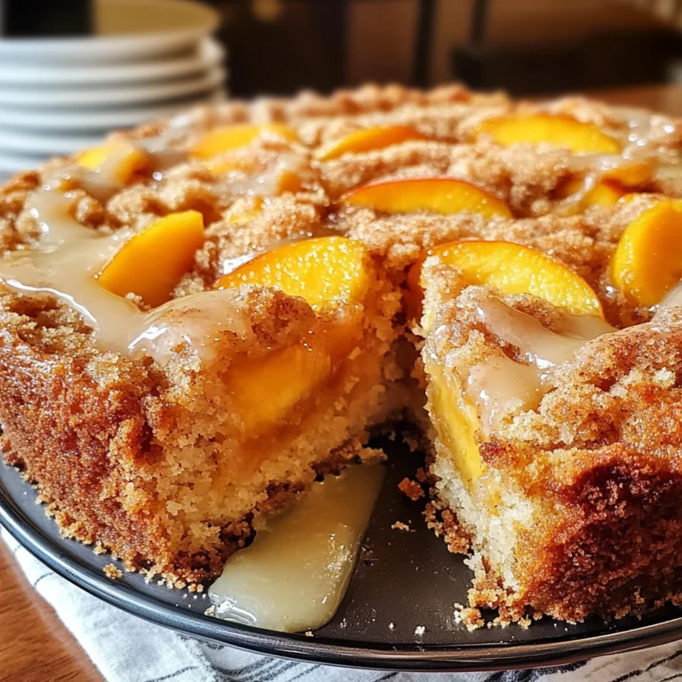Peach Coffee Cake