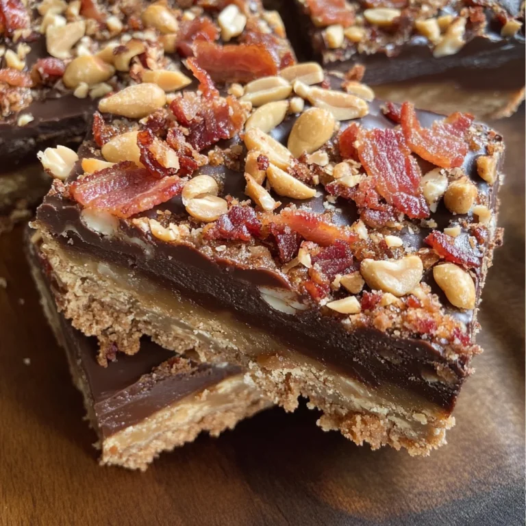 Peanut Butter-Turkey Bacon Bars