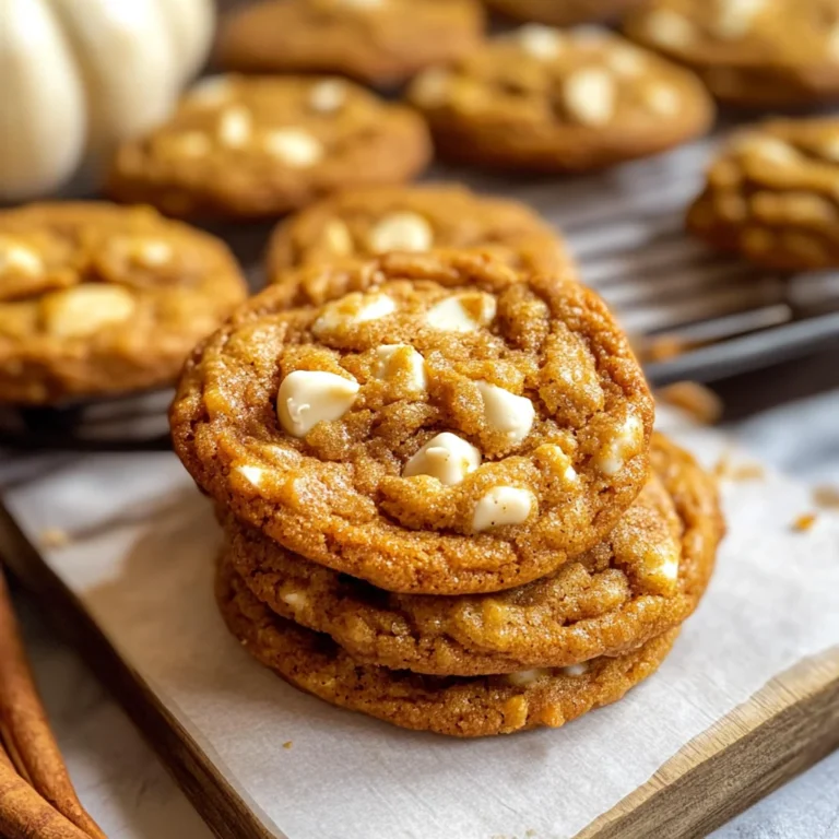 Pumpkin White Chocolate Chip Cookies