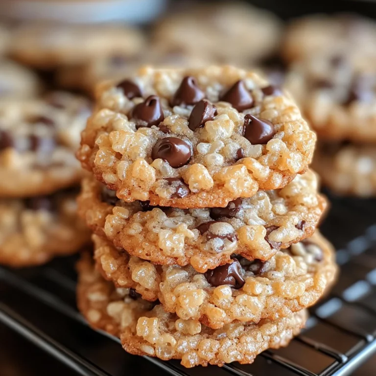 Rice Krispie Chocolate Chip Cookies