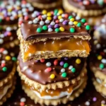 Ritz Cracker Caramel Chocolate Bites