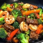 STEAK AND SHRIMP STIR FRY