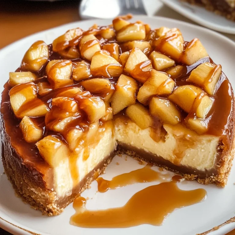 Salted Caramel Apple Pie Cheesecake