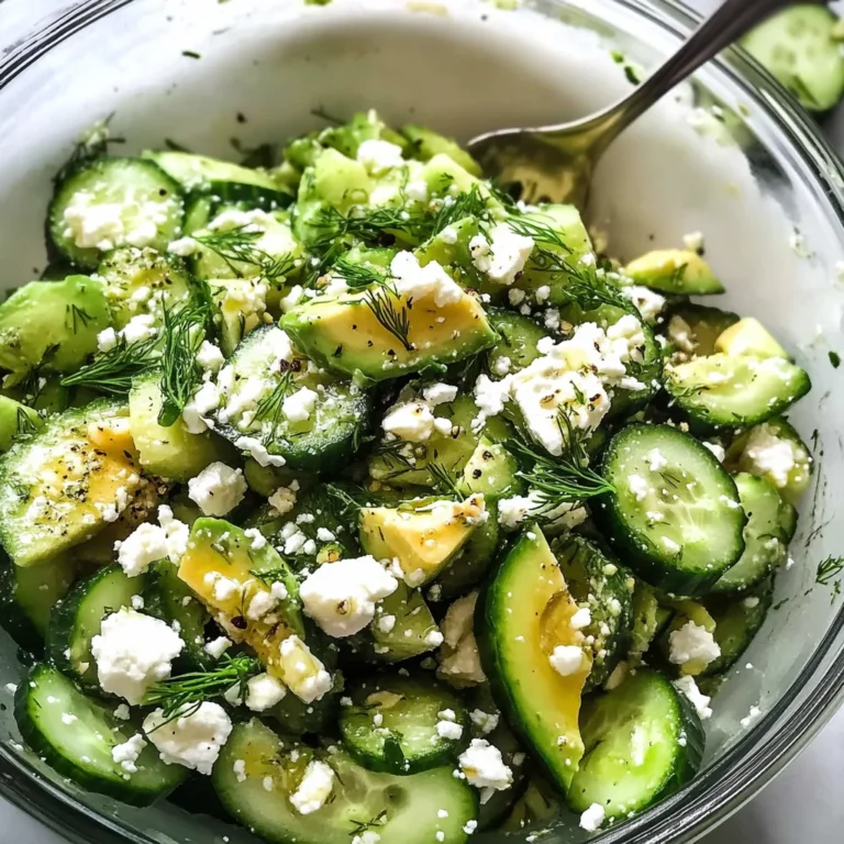 Smashed Cucumber Salad - With Feta and Dill