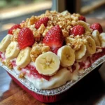 Strawberry Crunch Banana Pudding Recipe - Easy Dessert Delight