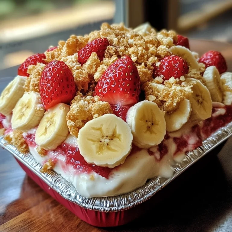 Strawberry Crunch Banana Pudding Recipe - Easy Dessert Delight