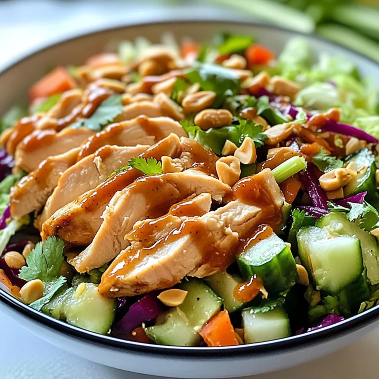 Thai Peanut Chicken Salad