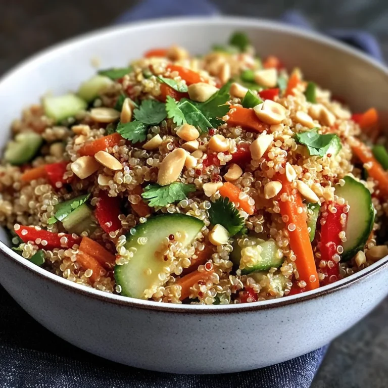 Thai Quinoa Crunch Salad: A Refreshing Healthy Delight!