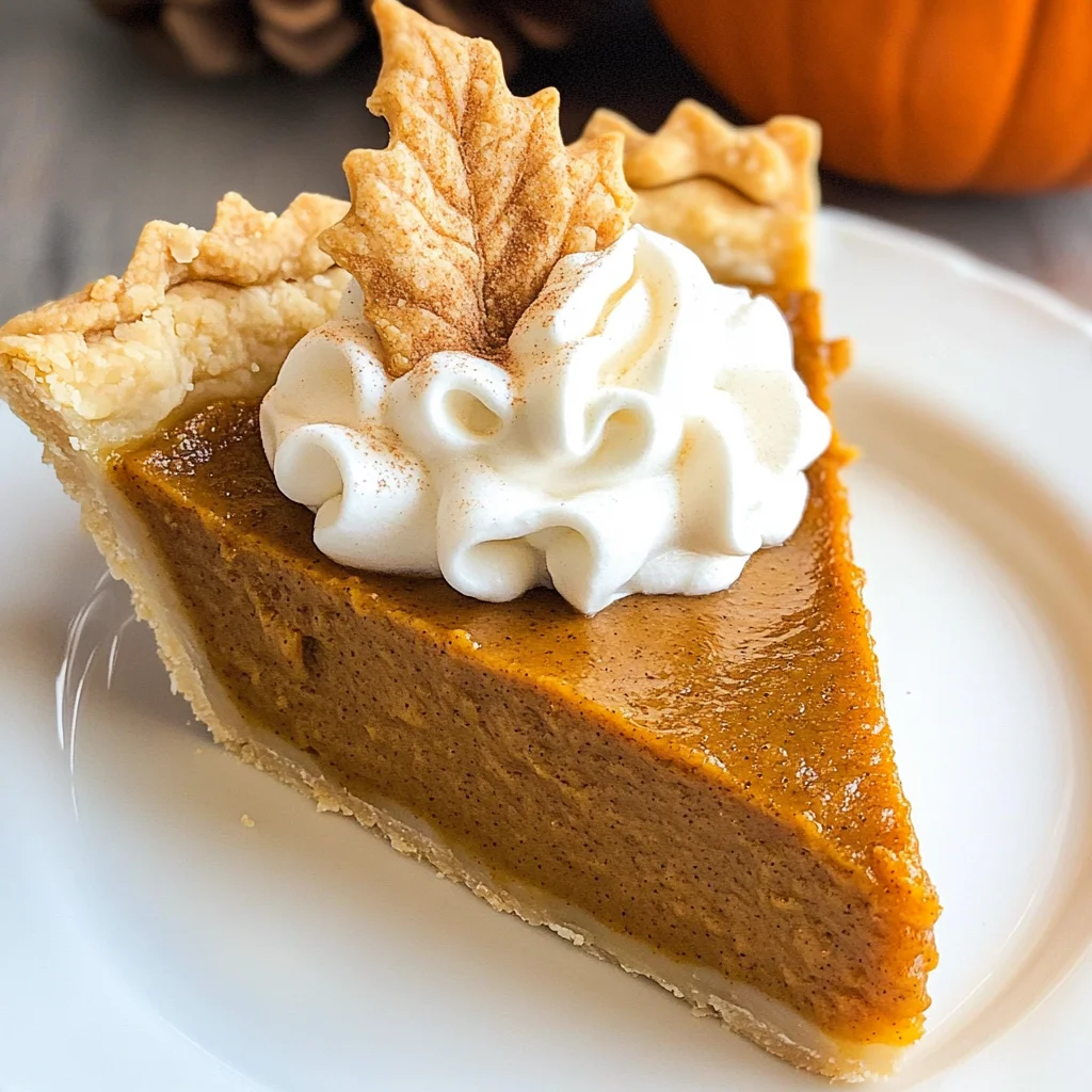 The Best Pumpkin Pie Recipe
