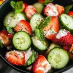 This Cucumber Strawberry Salad