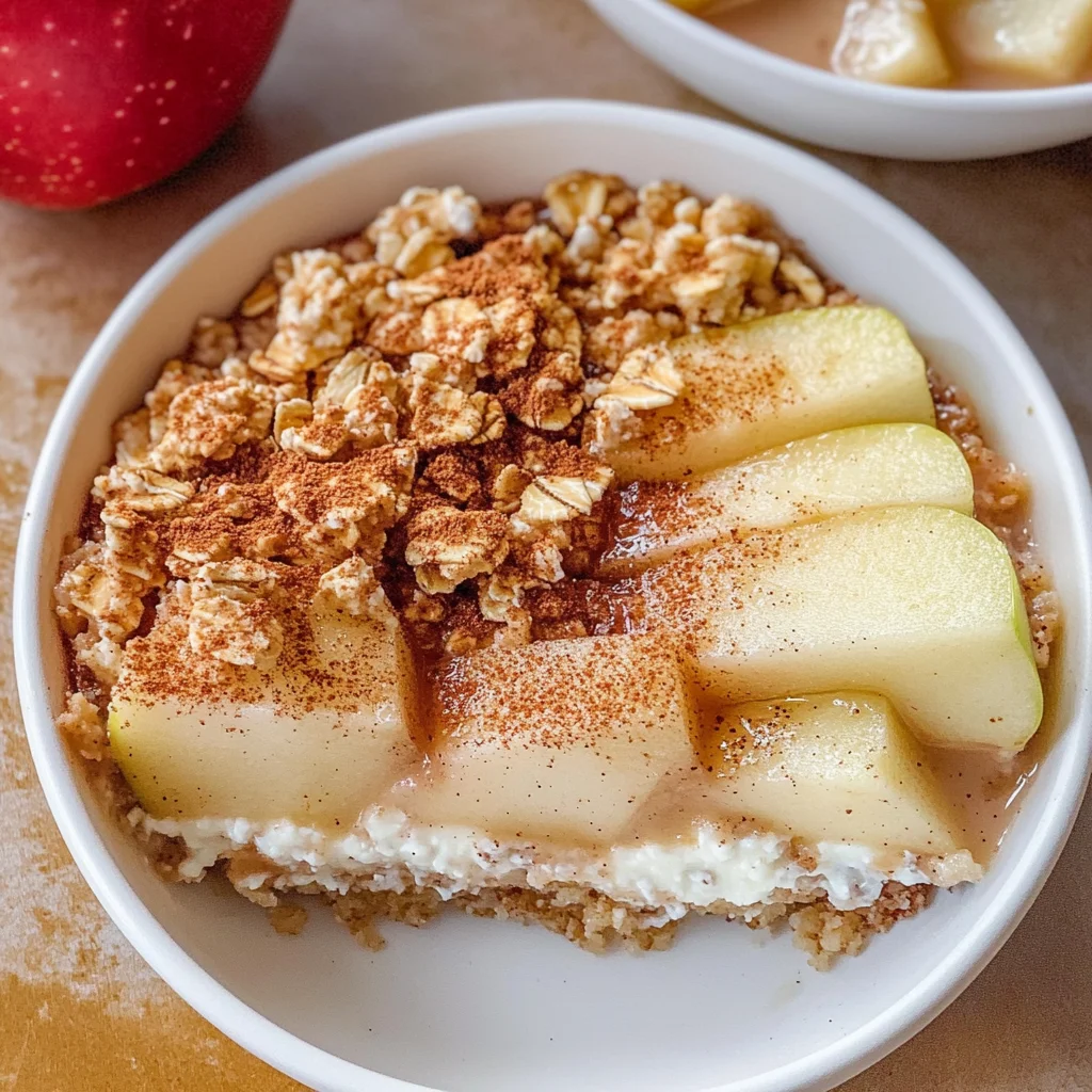 Apple Cinnamon Cottage Cheese Bake