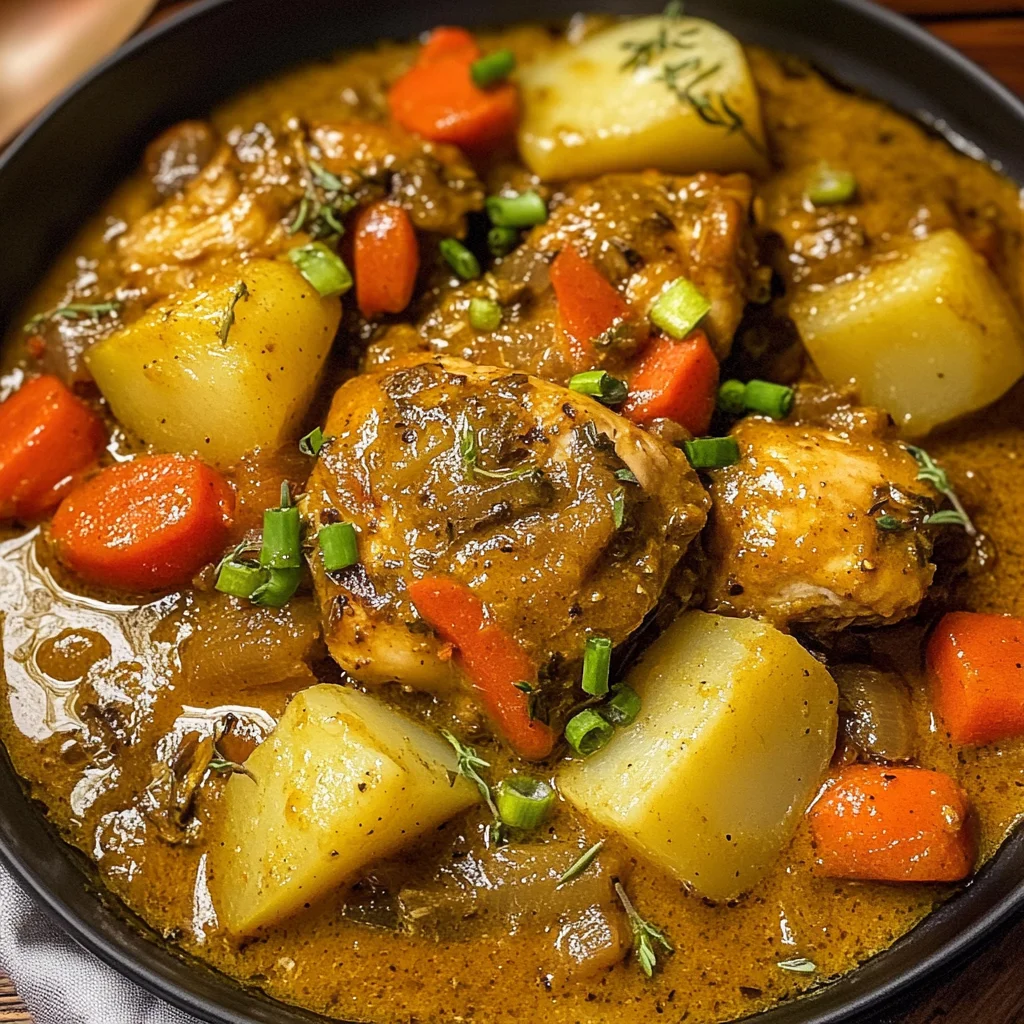 Authentic Jamaican Curry Chicken