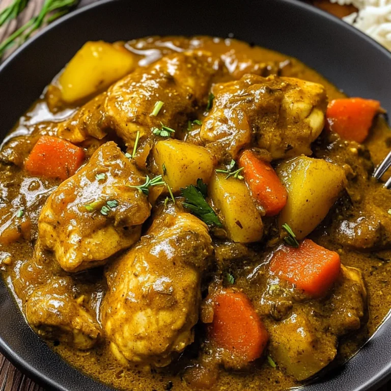 Authentic Jamaican Curry Chicken