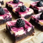 Blackberry Cheesecake Brownies
