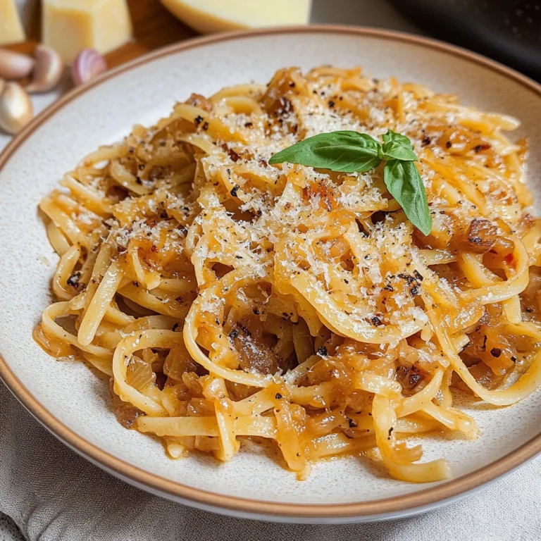 Caramelized Onion Pasta