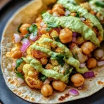 Chili Lime Chickpea Cauliflower Wrap Recipe