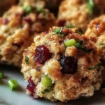 Cranberry & Turkey Stuffing Balls