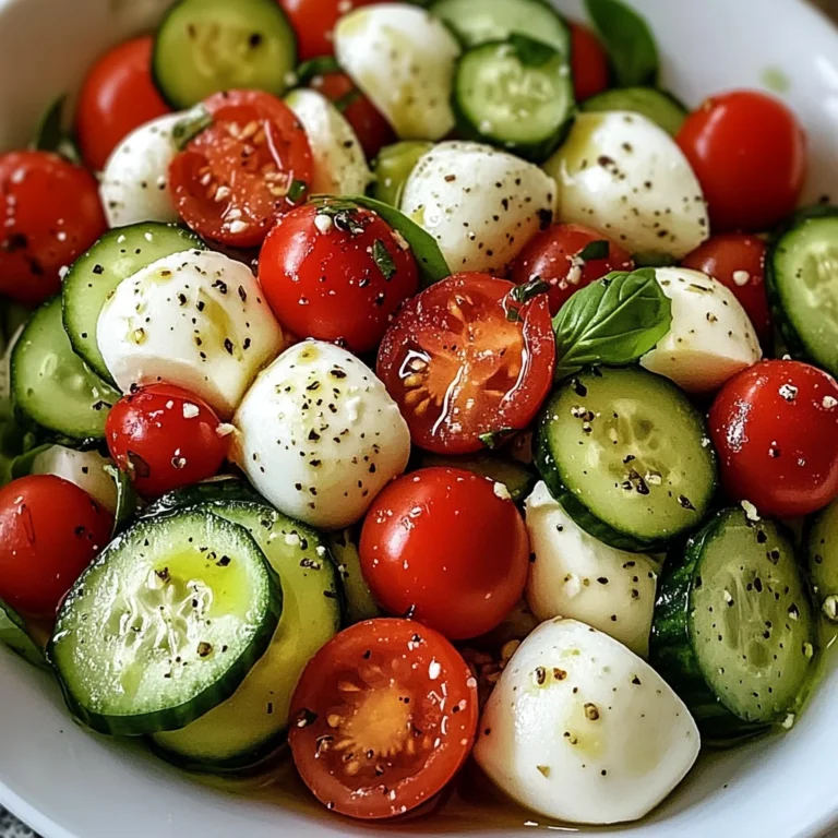 Cucumber Mozzarella Salad