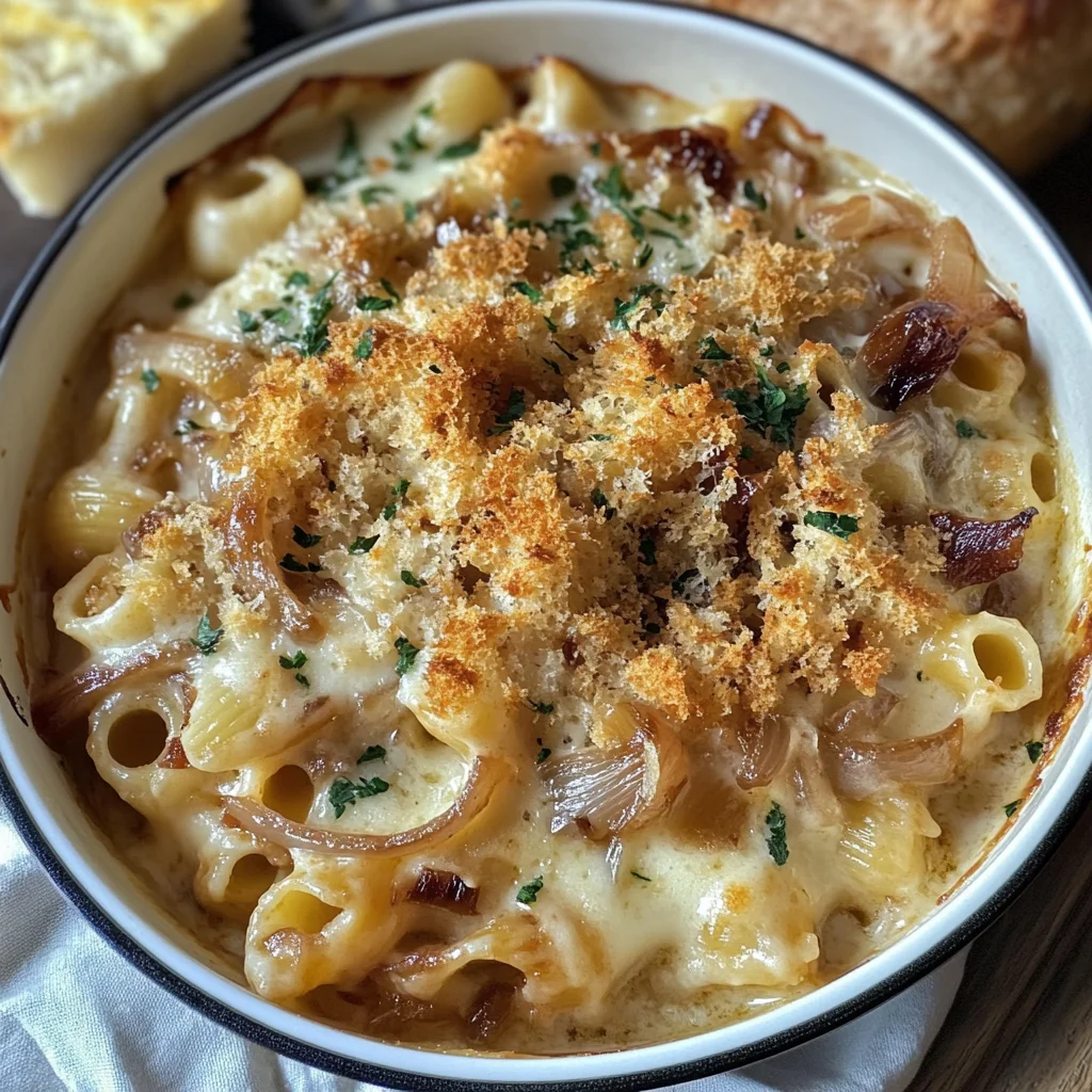 French Onion Soup Pasta Recipe