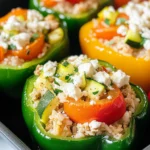Greek Chicken Stuffed Peppers