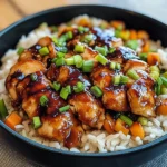 Honey BBQ Chicken Rice – The Best 1-Pan Family Dinner