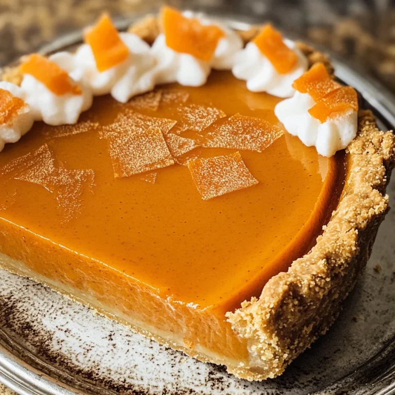Honey Carrot Pie