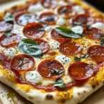 Hot Honey Pepperoni Ricotta Pizza : A Pizza Recipe