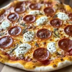Hot Honey Pepperoni Ricotta Pizza : A Pizza Recipe