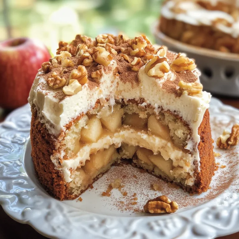 Irresistible Fresh Apple Cake with Dreamy Cream Cheese Frosting