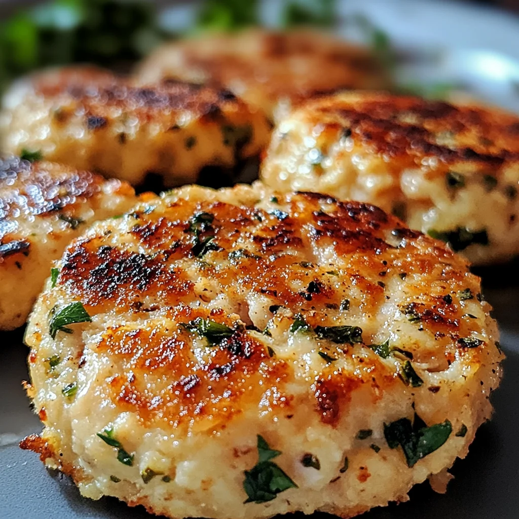 Mediterranean Chicken Patties