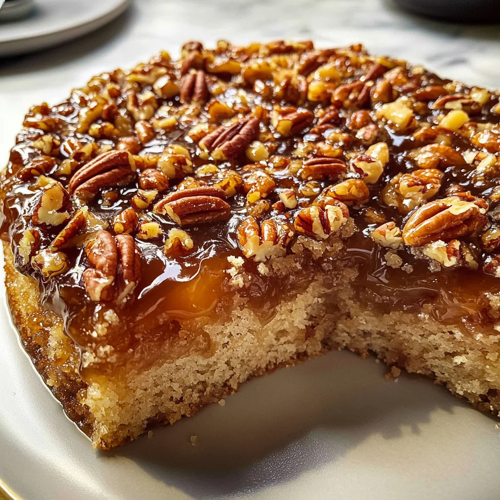 Pecan Upside Down Cake