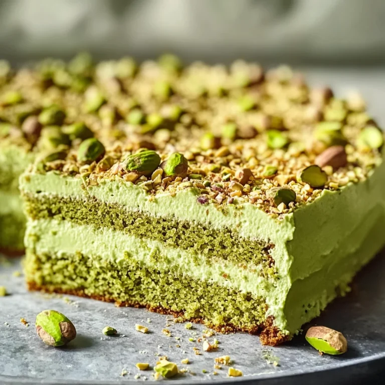 Pistachio Sheet Cake
