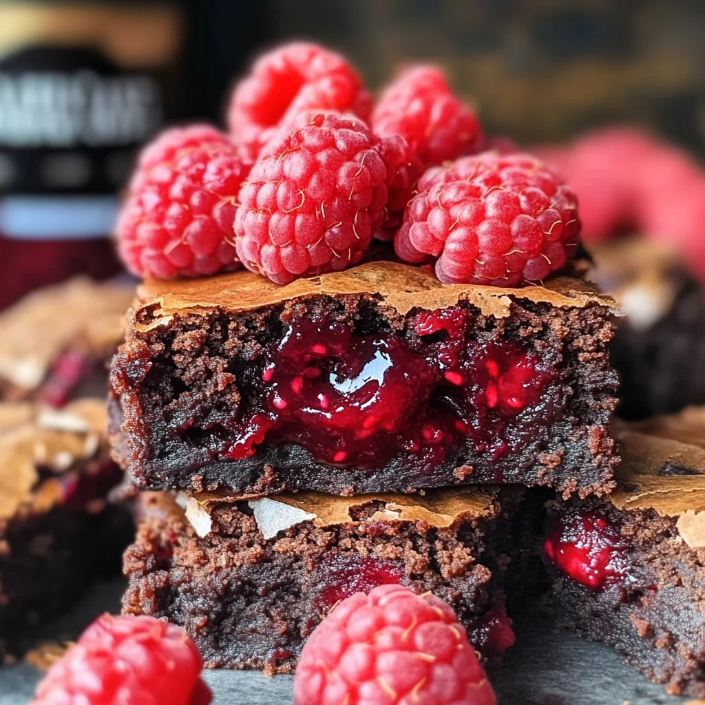 Raspberry Brownies