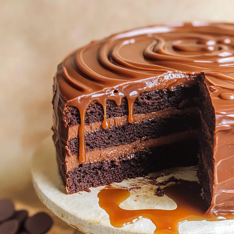 SALTED CARAMEL CHOCOLATE FUDGE CAKE RECIPE