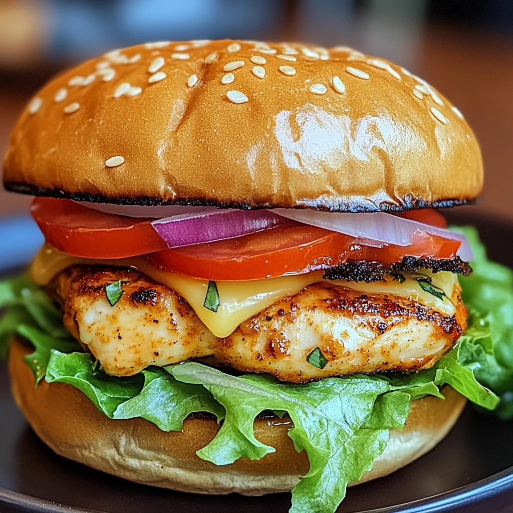 Spicy Chipotle Chicken Burger