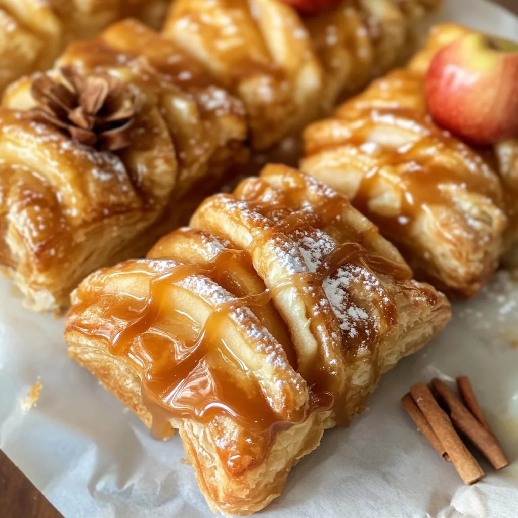 Vegan Caramel Apple Pastries