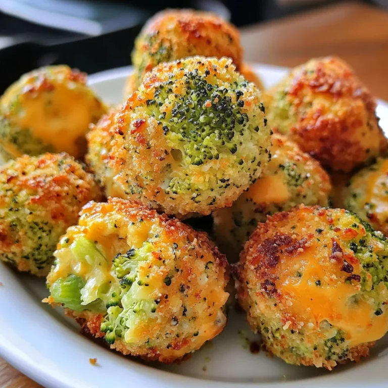 Baked Broccoli Cheese Balls