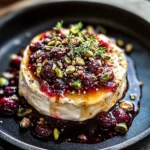 Best Baked Brie with Honey, Fig and Pistachio