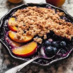 Blueberry Peach Crumble