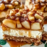 Caramel Apple Cheesecake Bars