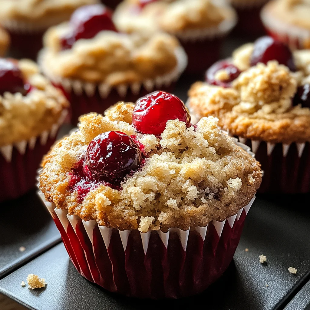 Cherry Cobbler Muffins
