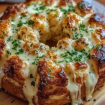 Chicken Alfredo Monkey Bread