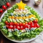 Chicken Cobb "Christmas Tree" Holiday Salad