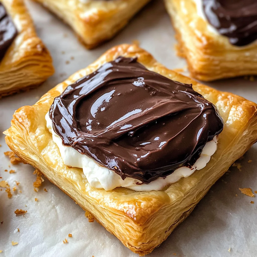 Chocolate Cream Cheese Danish