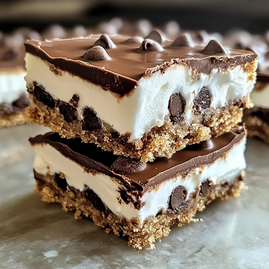 Chocolate Marshmallow Cookie Bars