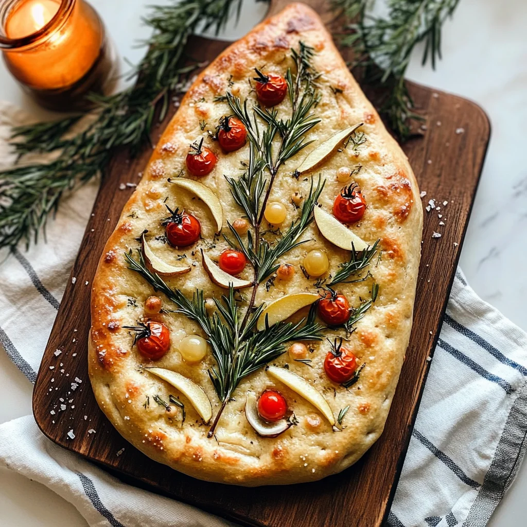 Christmas Tree Focaccia